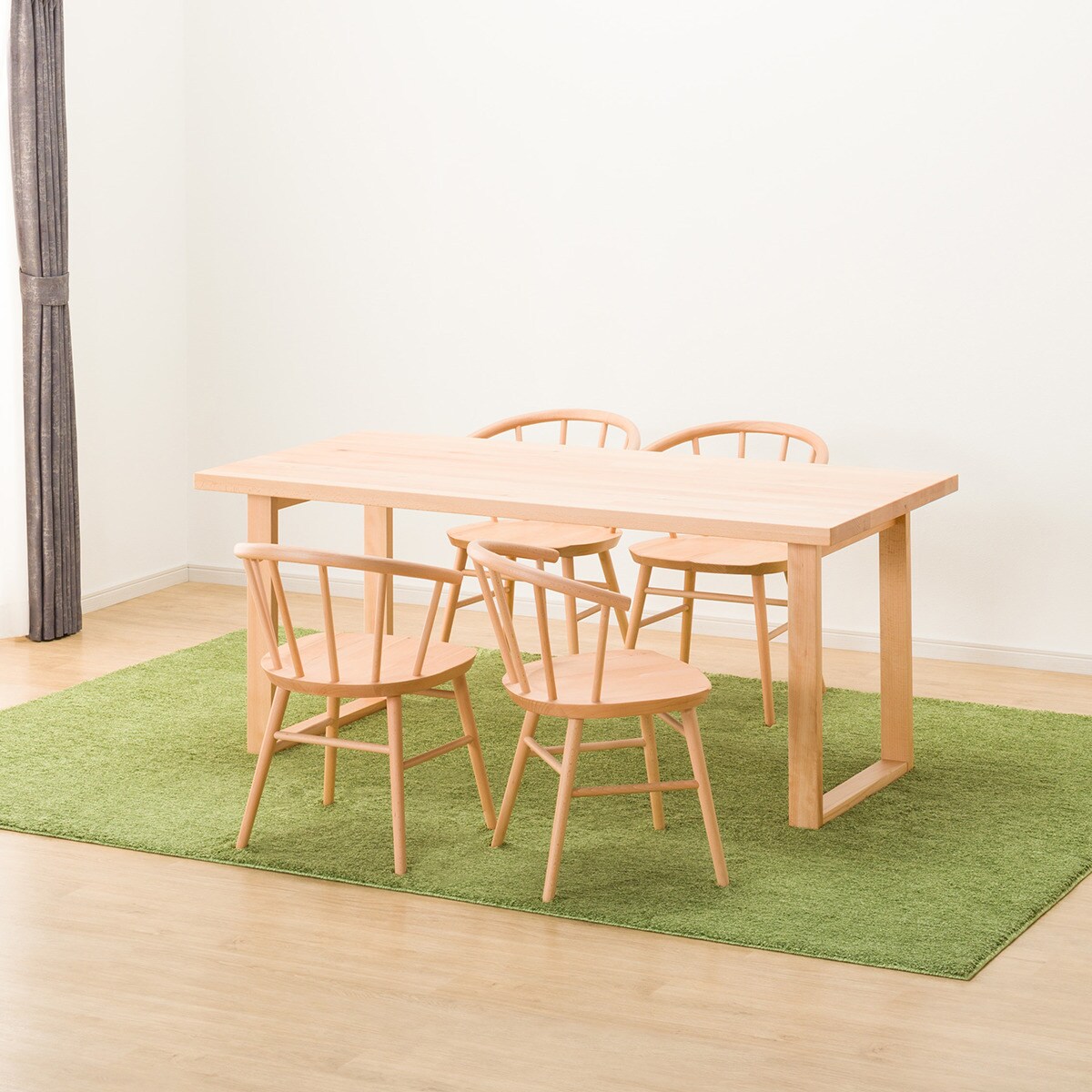 ダイニングテーブル5点セット (NコレクションT-06U 165 NA/C-53 NA)  【配送員設置商品】 【5年保証】