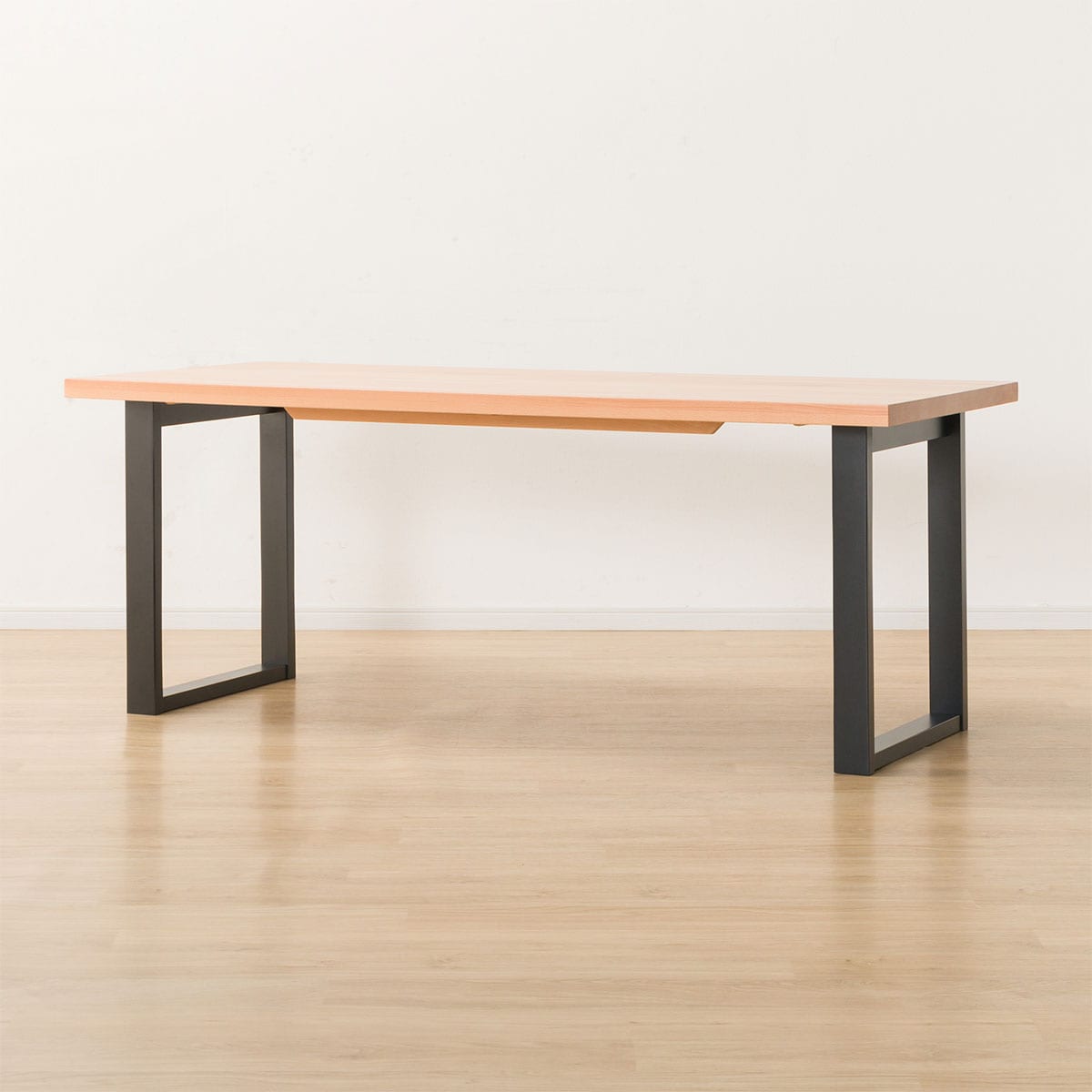 ダイニングテーブル7点セット (NコレクションT-06U 180 NA/BK/C-53S NA)  【配送員設置商品】 【5年保証】