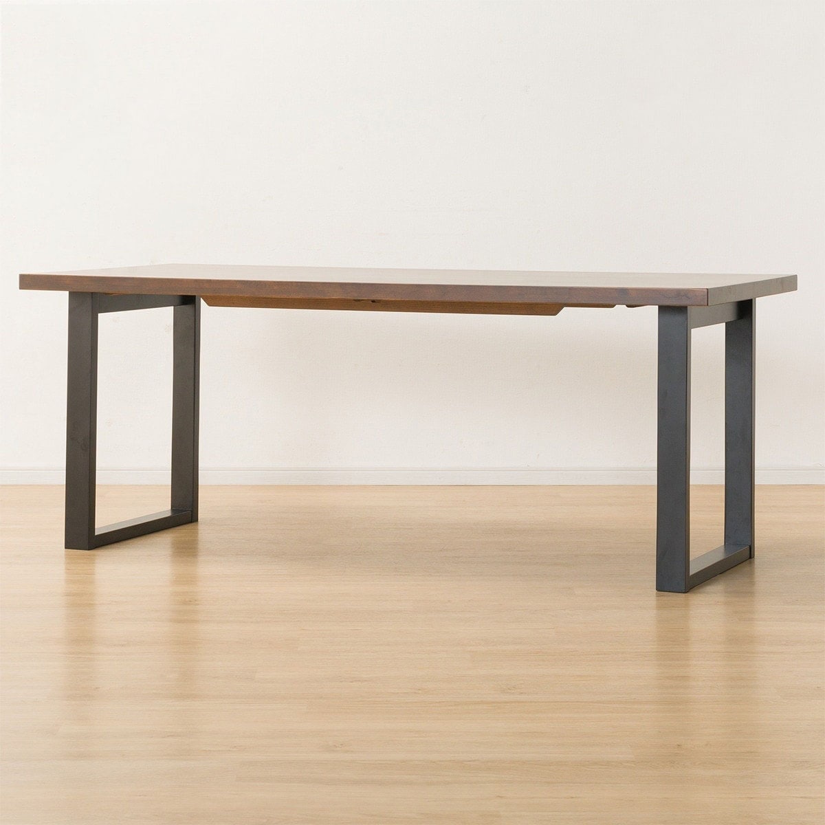 ダイニングテーブル7点セット (NコレクションT-06U 180 MBR/BK/C-53S MBR)  【配送員設置商品】 【5年保証】