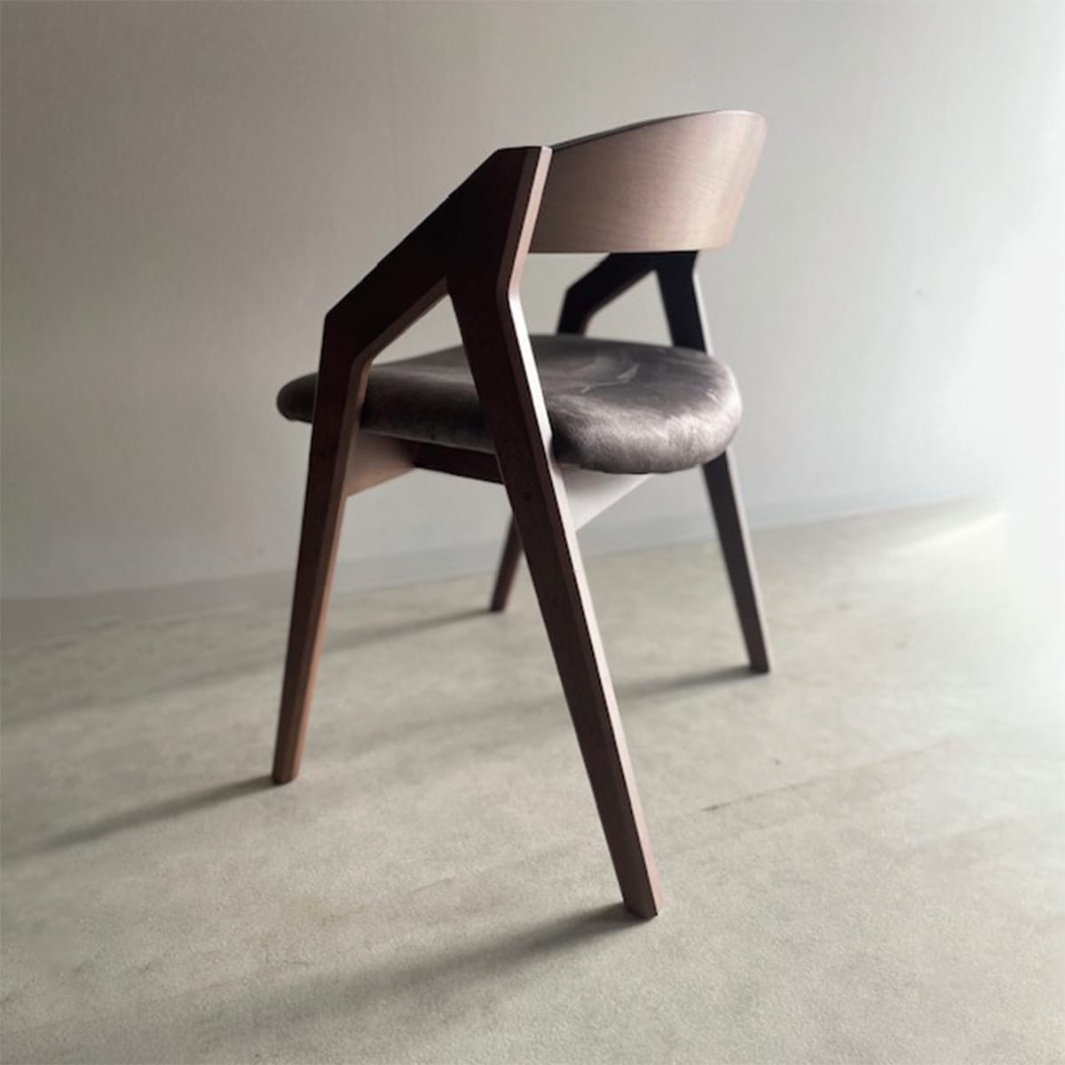 ファブリックダイニングチェア(CBL-5610 マーブル/BR)　 【配送員設置商品】