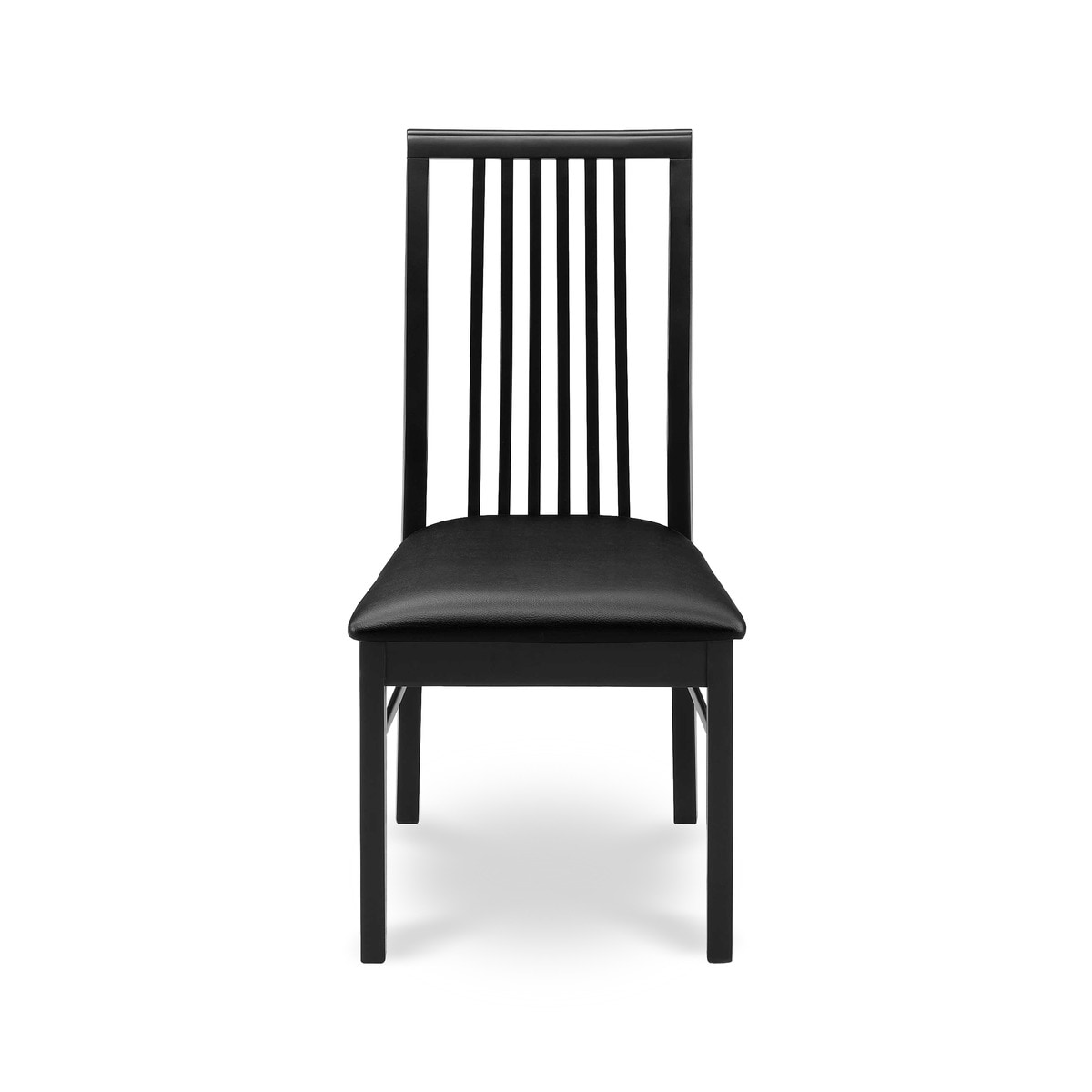 ダイニングチェア (ダイナ BK 2脚)   【5年保証】