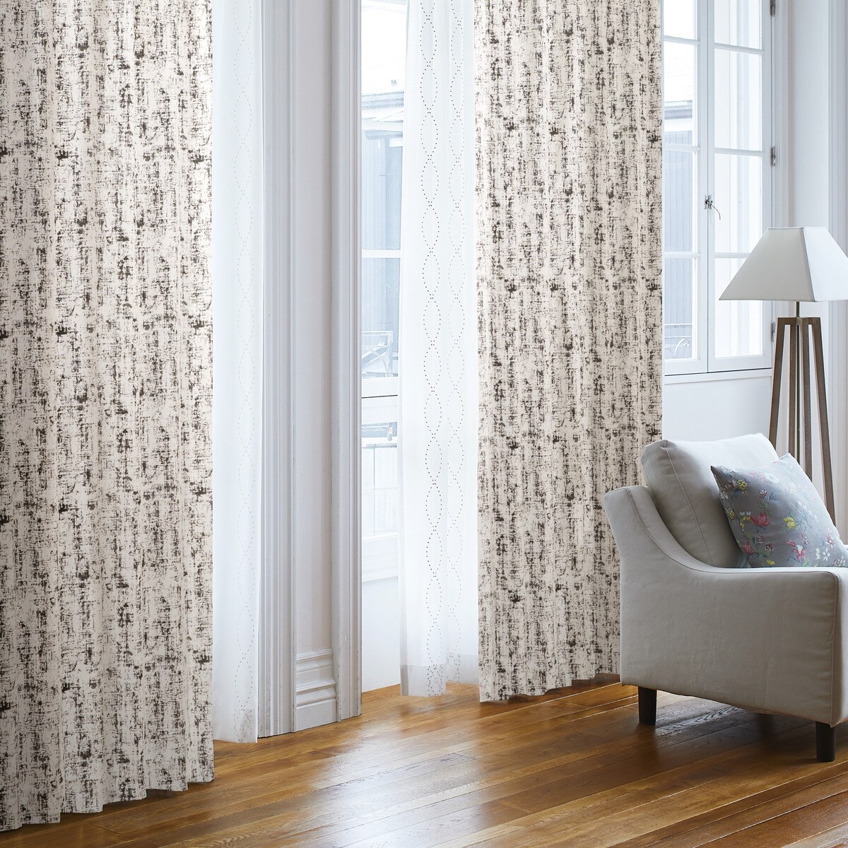 遮光3級カーテン(PK034 ホワイト)