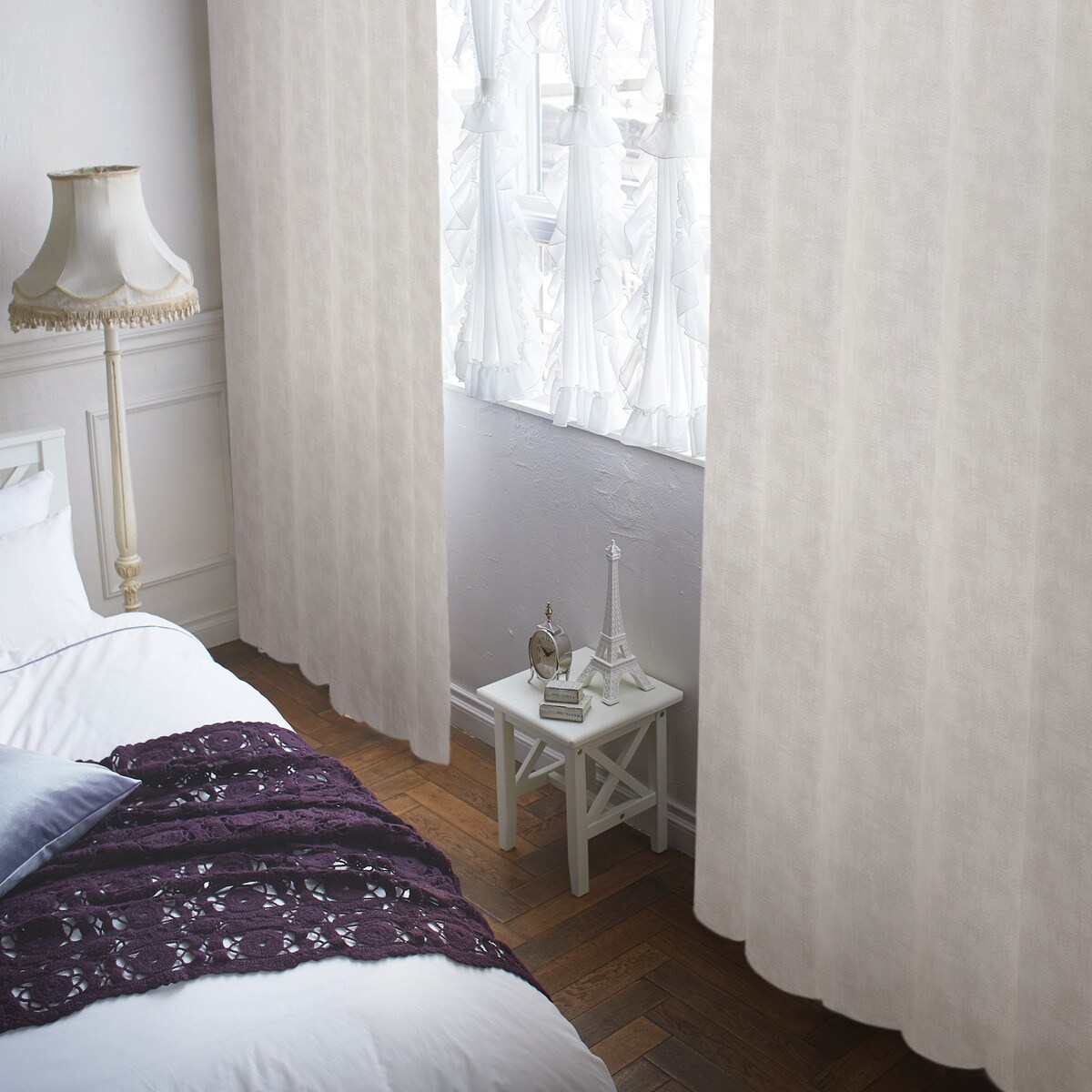 裏地付き遮光2級・遮熱カーテン(RK024 グレー)