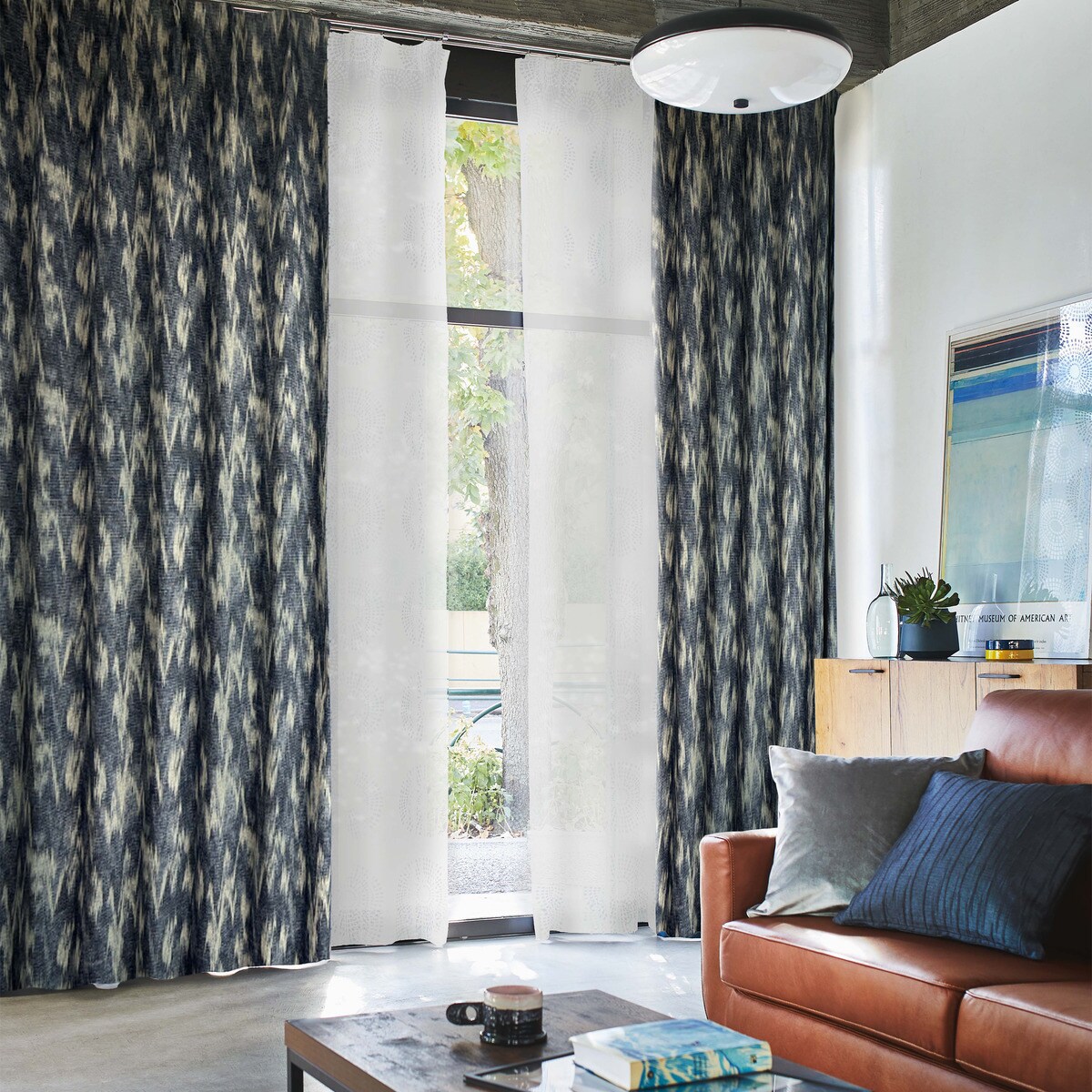 裏地付き遮光2級・遮熱カーテン(PK059)