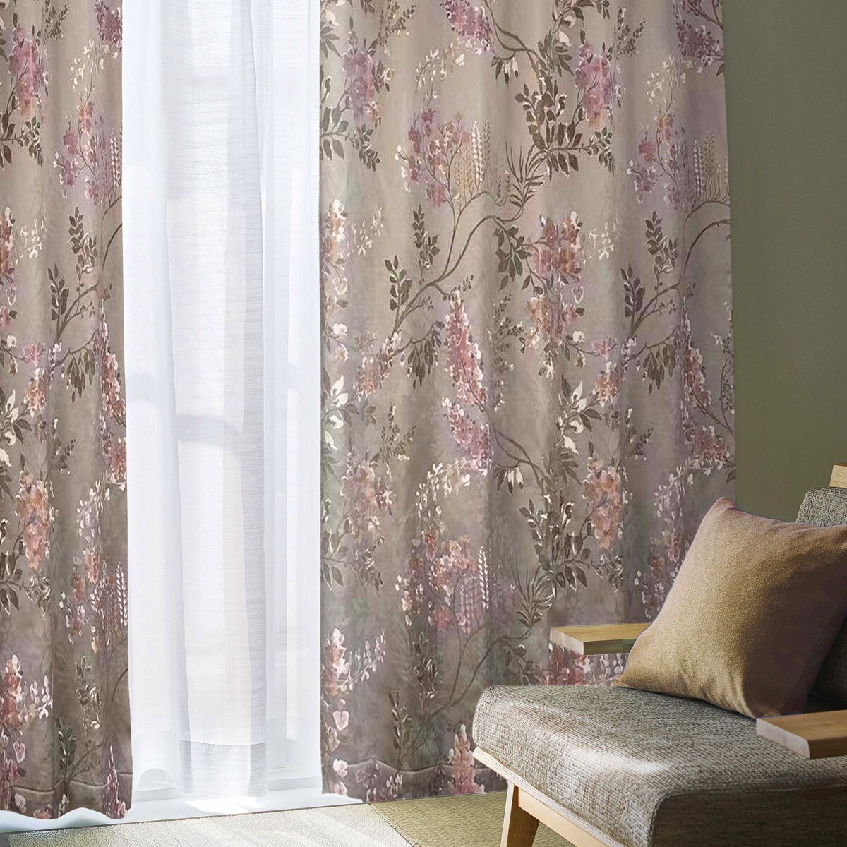 裏地付き遮光2級・遮熱カーテン(PK130 RO)