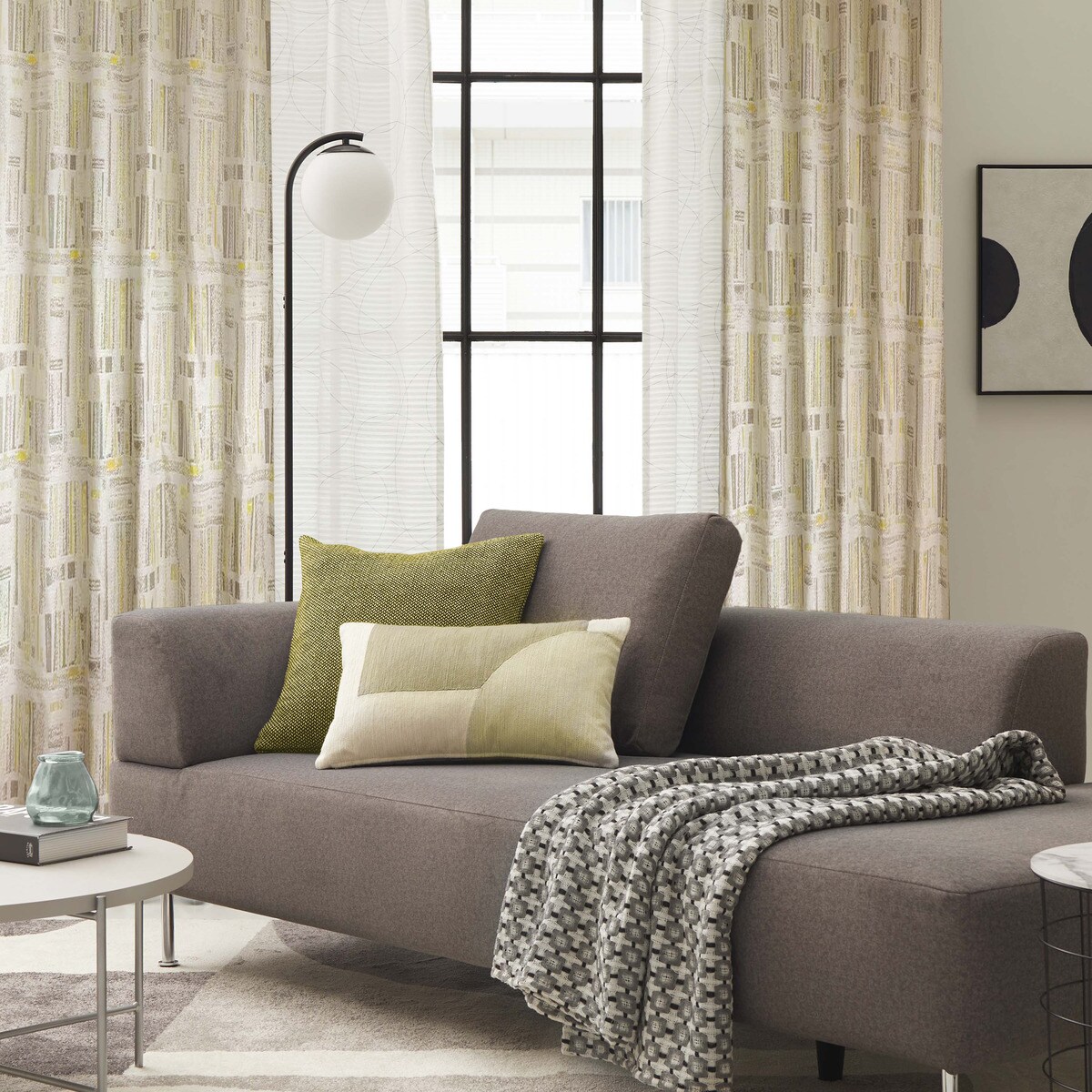 裏地付き遮光2級・遮熱カーテン(PK125)