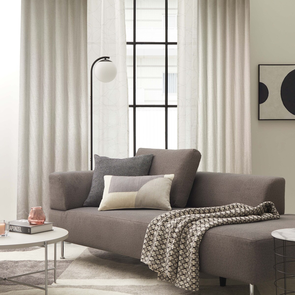 裏地付き遮光2級・遮熱カーテン(PK094)