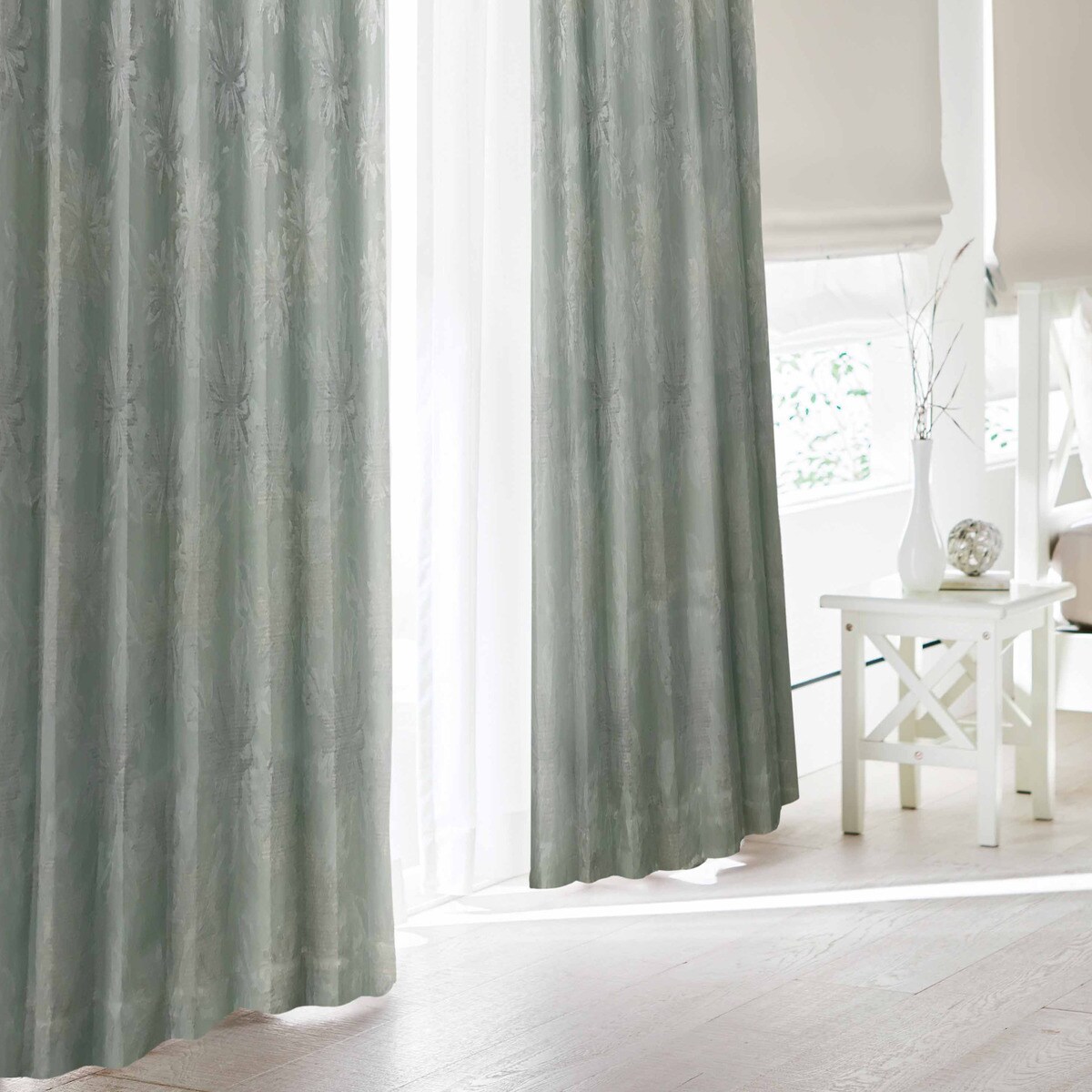 裏地付き遮光2級・遮熱カーテン(RK160 GR)