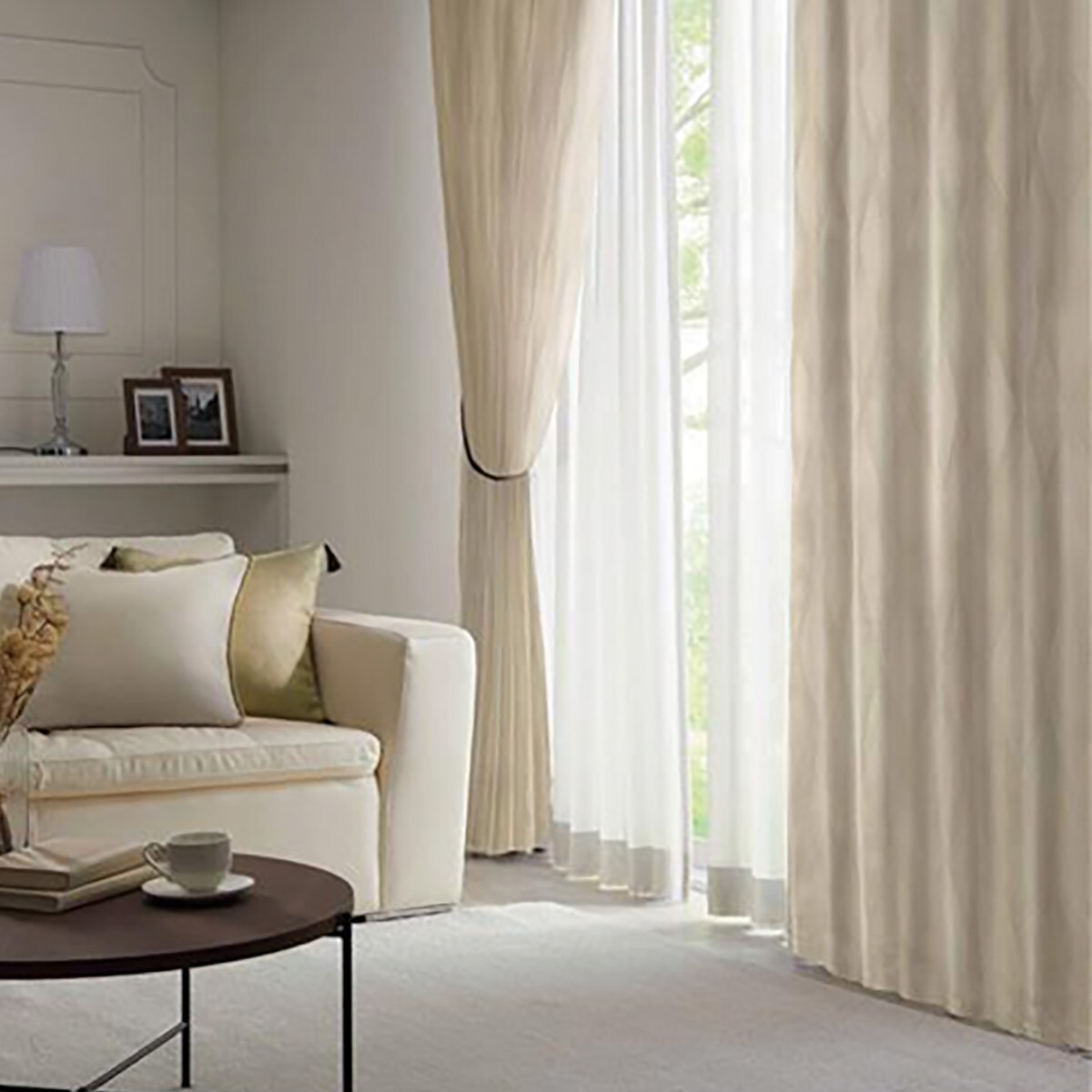 裏地付き遮光3級・遮熱カーテン(PK175)