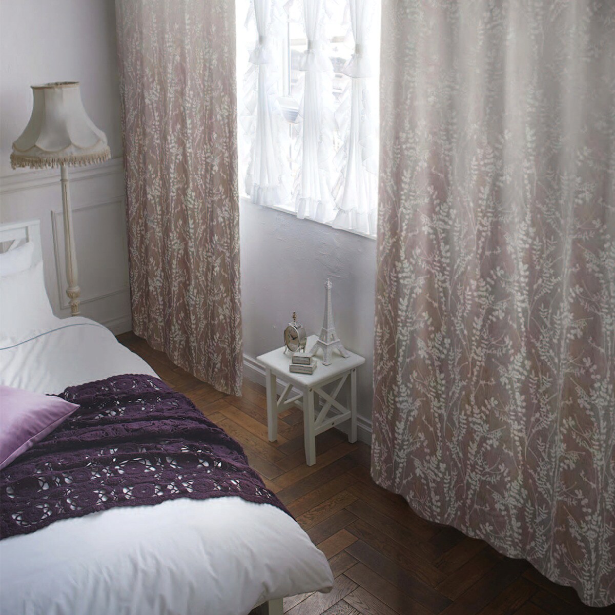 裏地付き遮光2級・遮熱・防炎カーテン(PK181 RO)