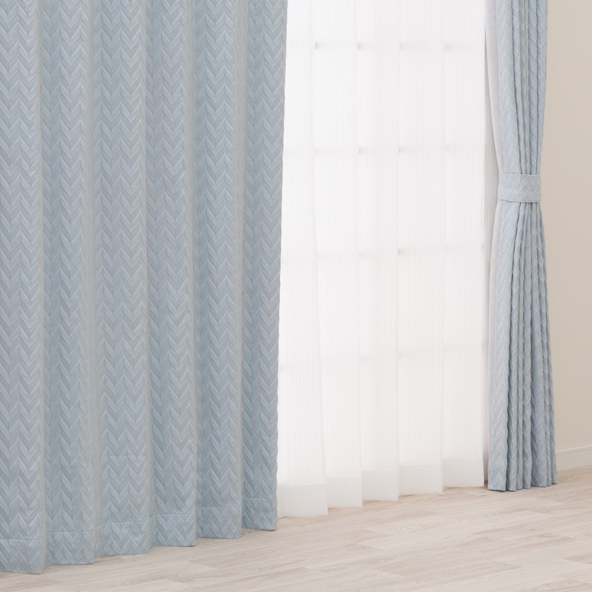 裏地付き遮光2級・遮熱カーテン(PK186)