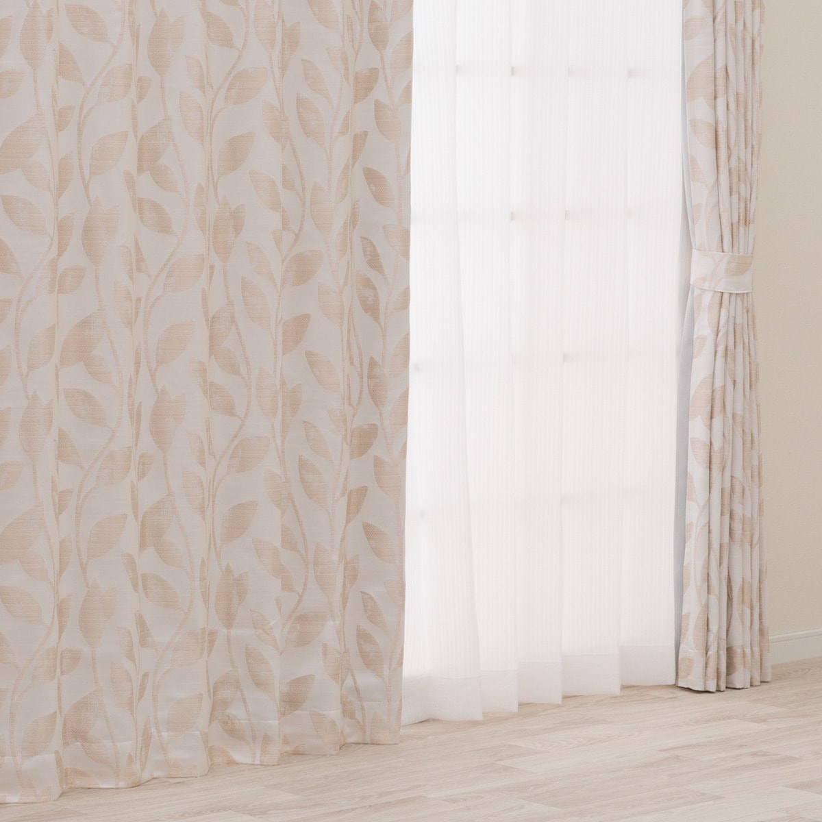 裏地付き遮光2級・遮熱カーテン(PK205)