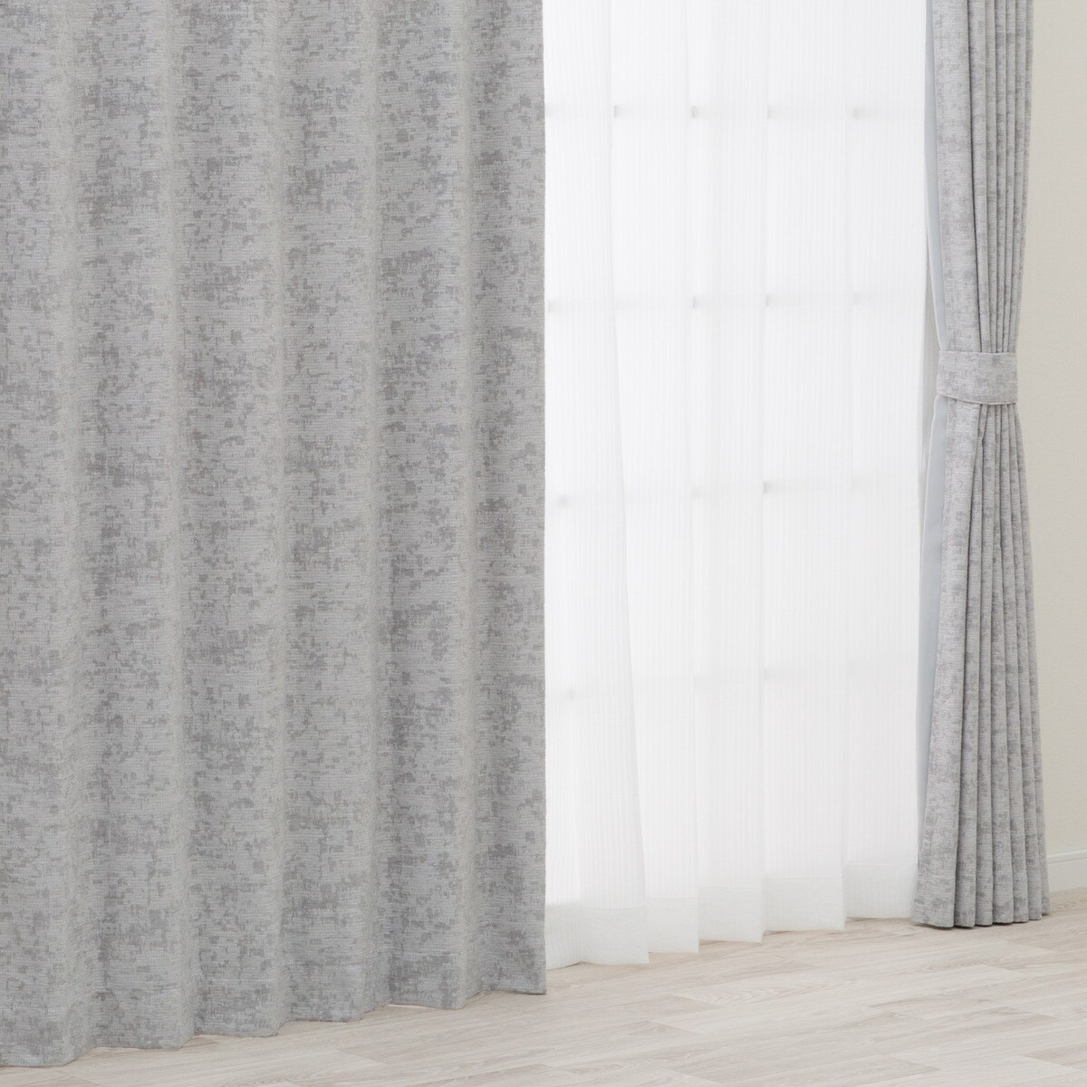 裏地付き遮光2級・遮熱・防炎カーテン(PK216)