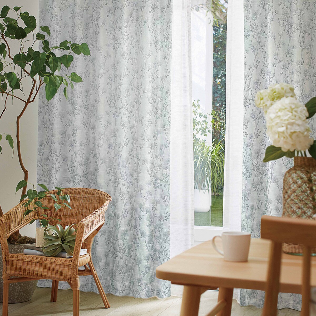 裏地付き遮光2級・遮熱カーテン(PK227)