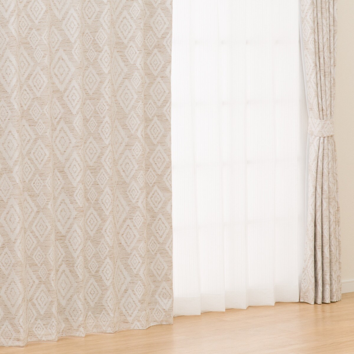 裏地付き遮光2級・遮熱カーテン(PK229)