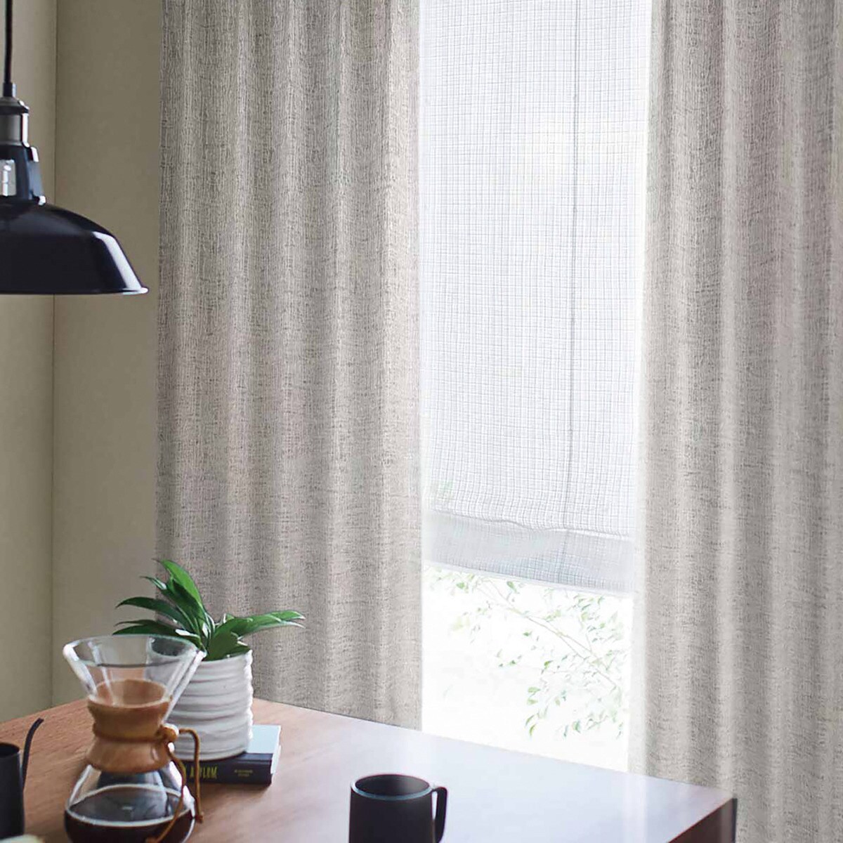 裏地付き遮光2級・遮熱カーテン(PK230)