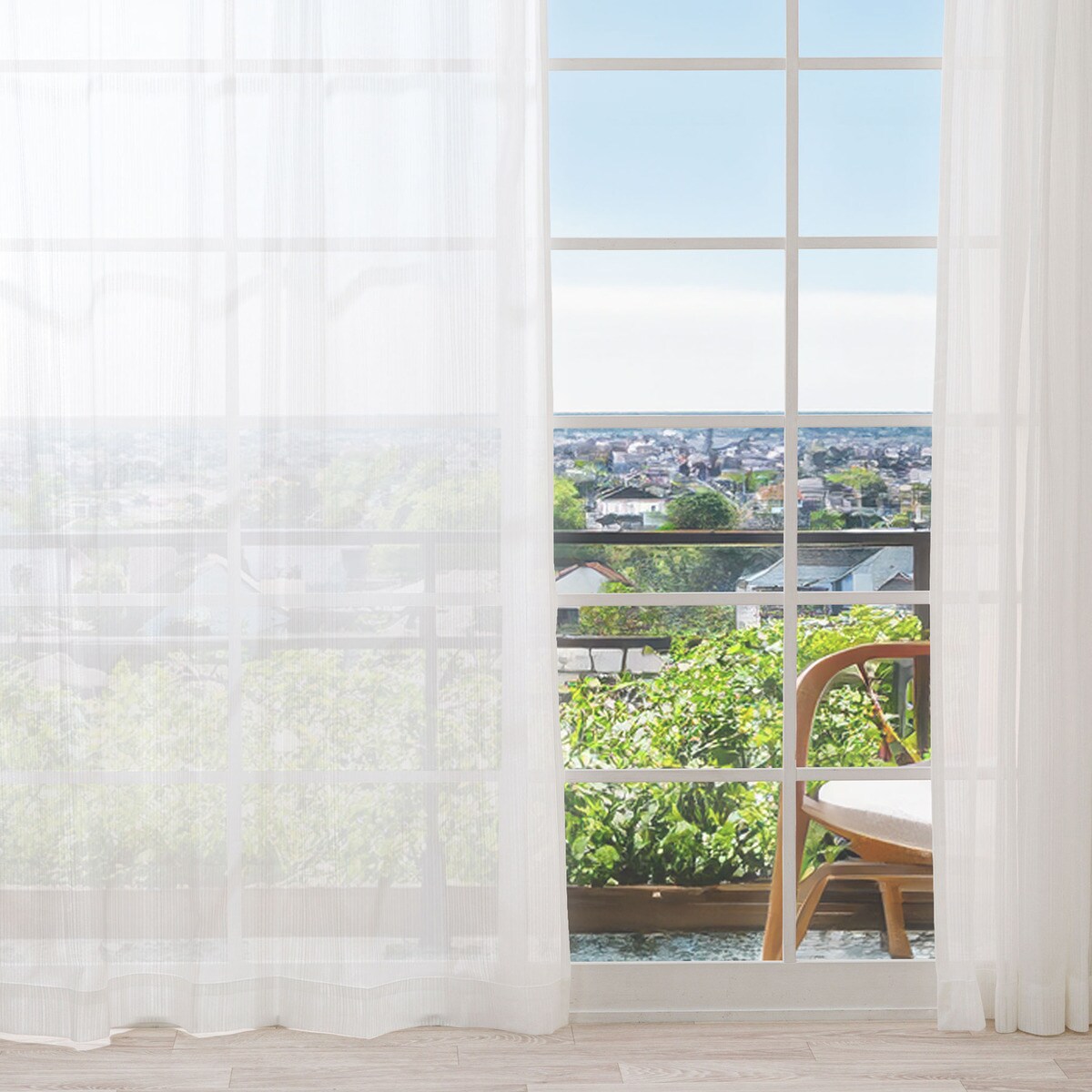 UVカット・防炎・ミラーレースカーテン(RL182)