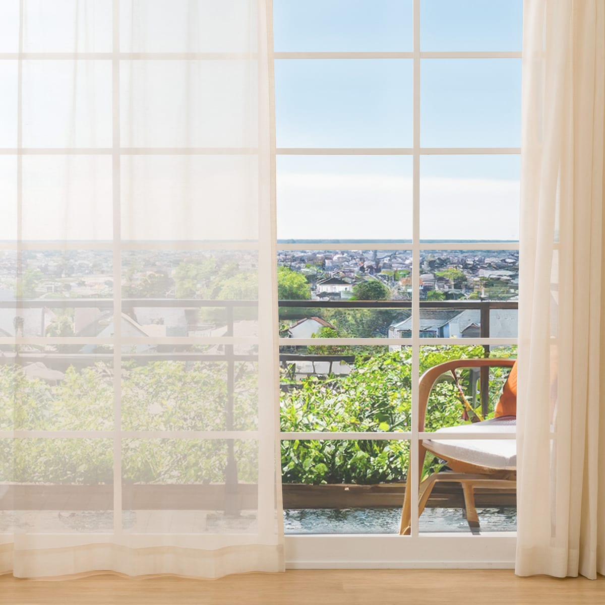 273サイズ天然素材風カラーレースカーテン(RFC0016　BE)【メーカー直送・】