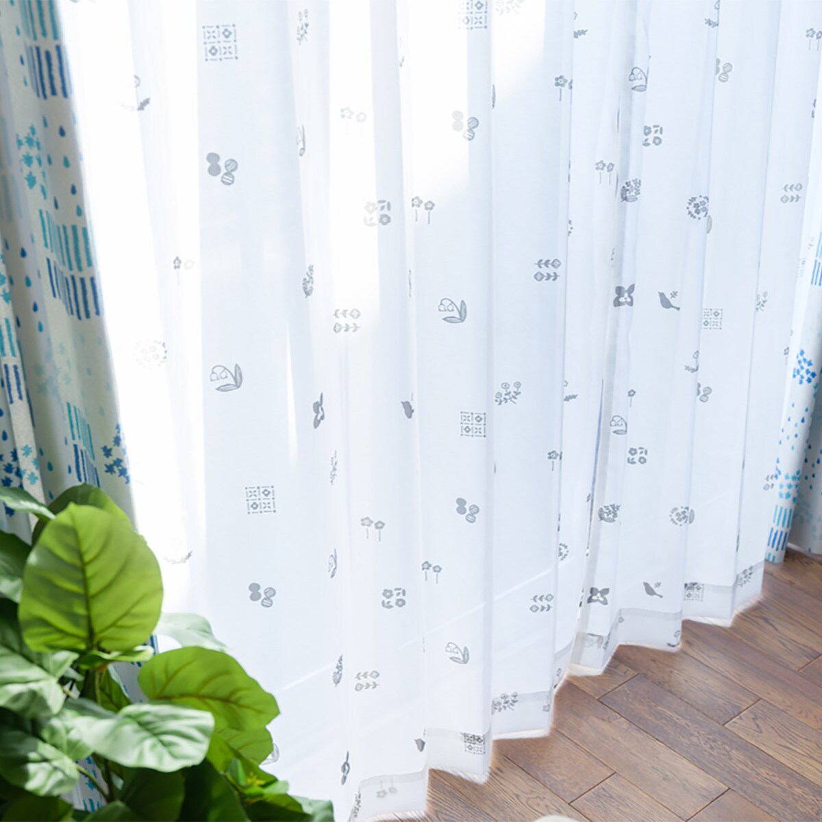 保温・遮像・UVカット・156サイズカーテン（ゆきふみ） WH【メーカー直送・】