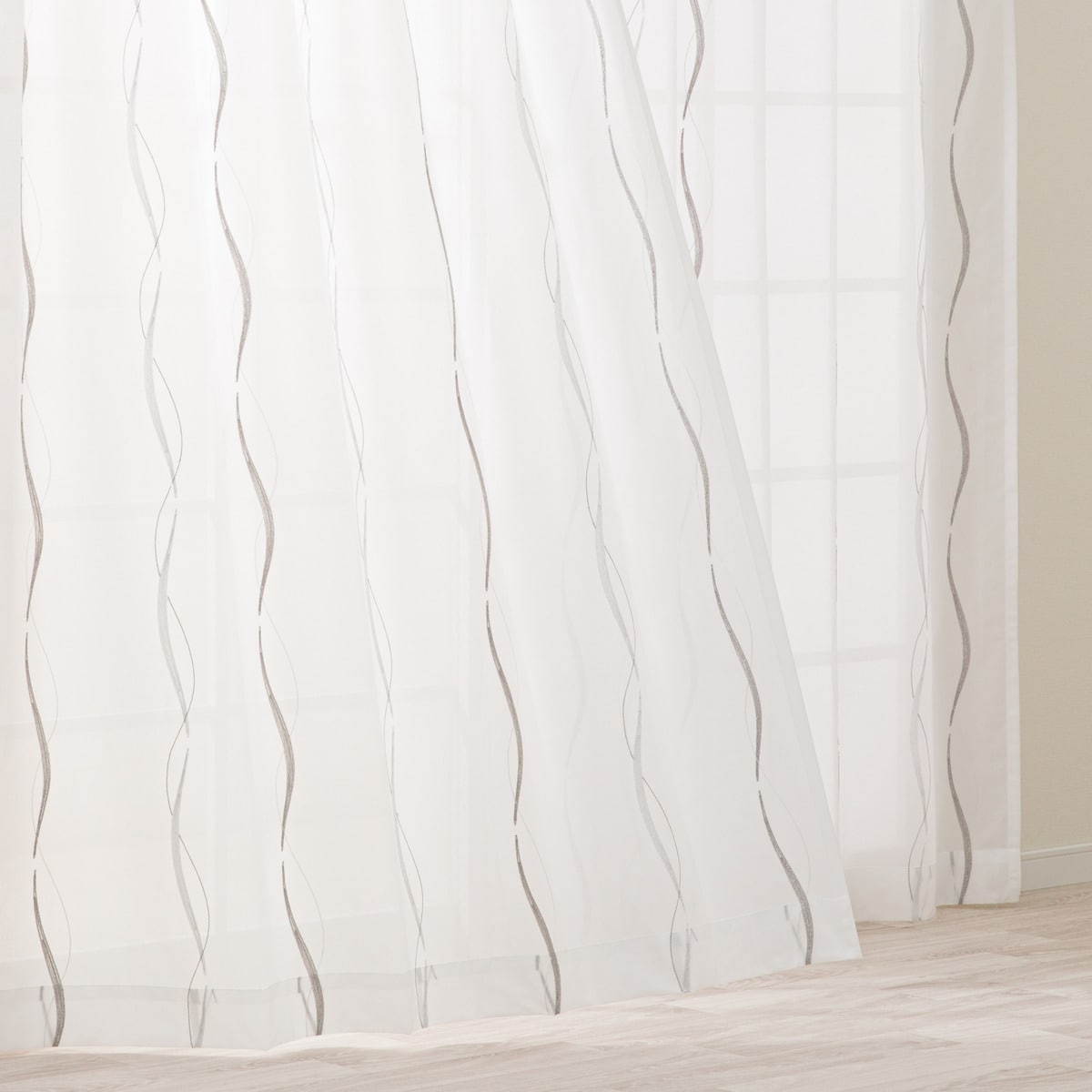 ニトリのUVカット・ミラーレースカーテン(RL189)(カーテン・レース)