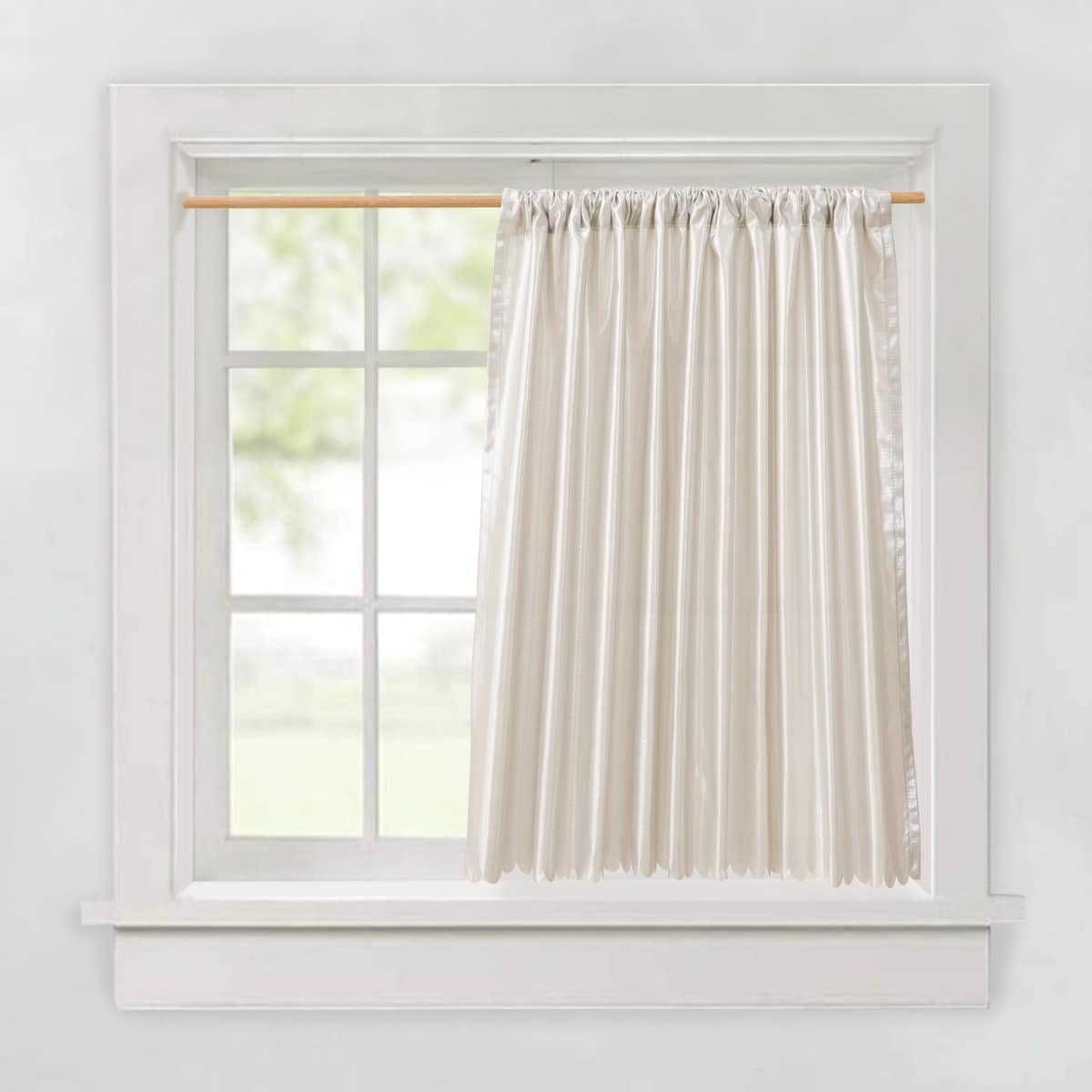 【UVカット・遮熱・保温・昼遮像】日除けに最適な遮熱カフェカーテン【メーカー直送・】