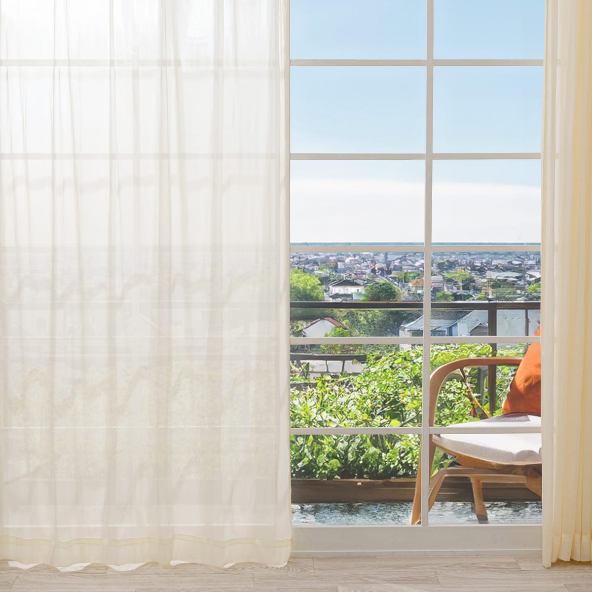 レースカーテン(RL193 アイボリー)