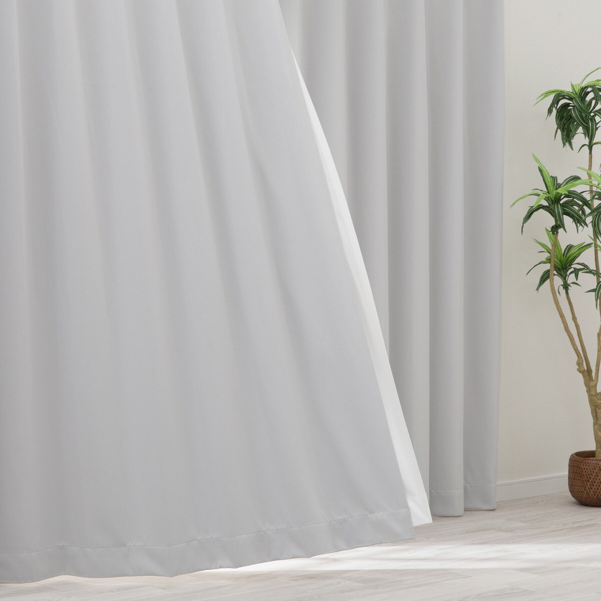 ニトリの【防炎セット】4枚セットカーテン　遮光1級・遮熱・保温・昼遮像・UVカット (SV-53)【メーカー直送・】(カーテン・レース)