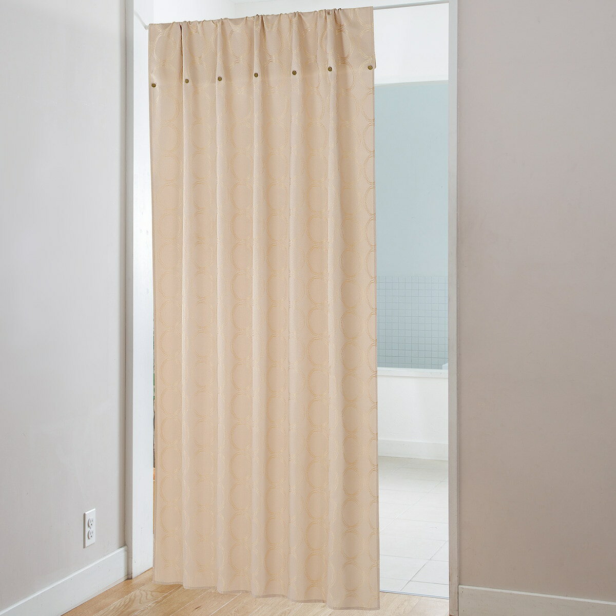 高さ調節ボタン付き 間仕切りカーテン(PA1)