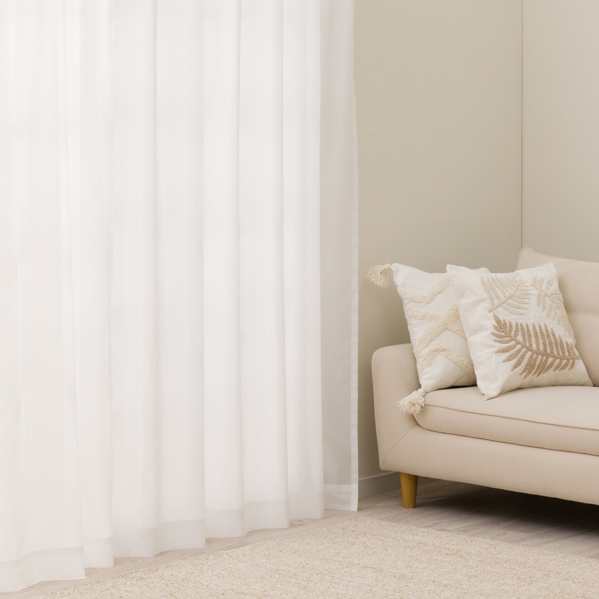 遮像・採光レースカーテン(RL208)