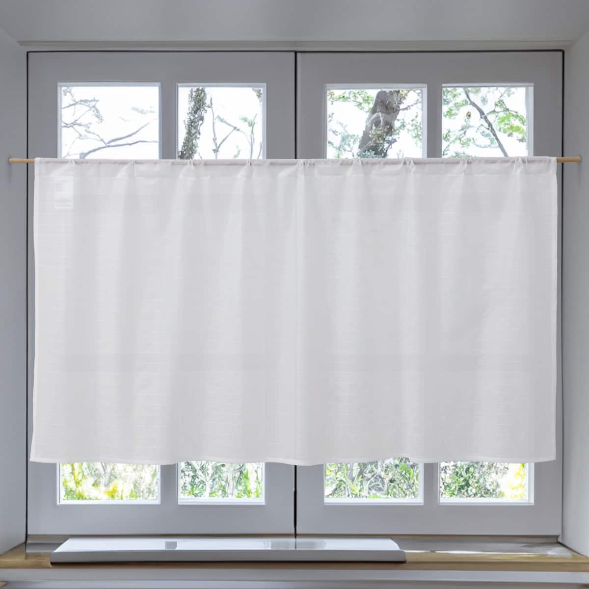 ニトリのカフェカーテン(LC1 150X75)(カーテン・レース)