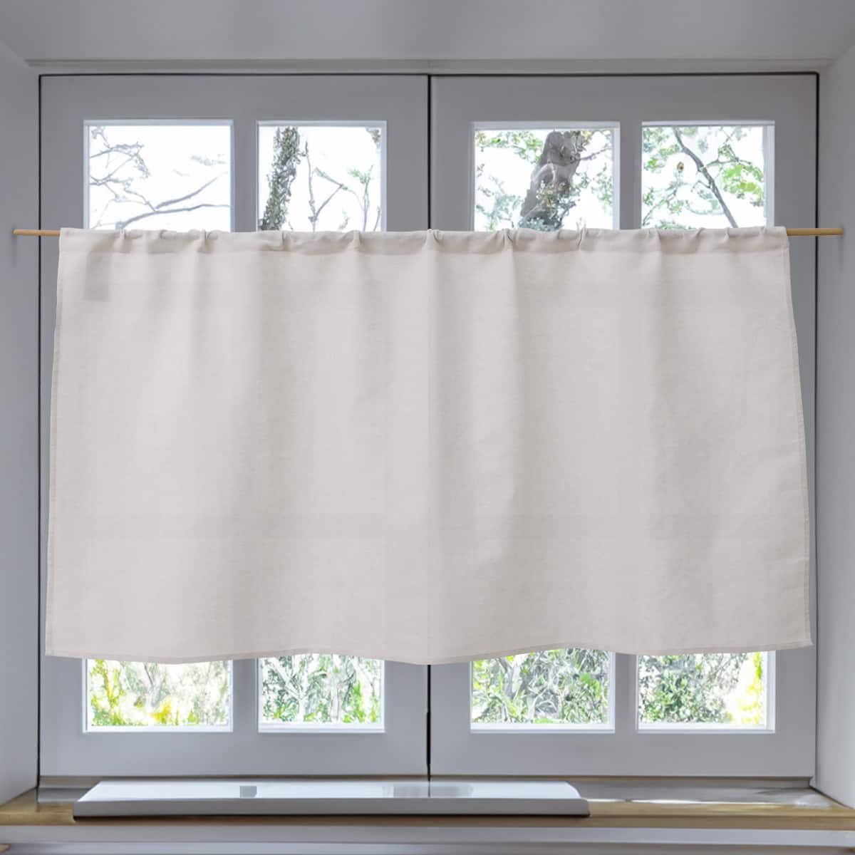 ニトリのカフェカーテン(LC2 150X75)(カーテン・レース)