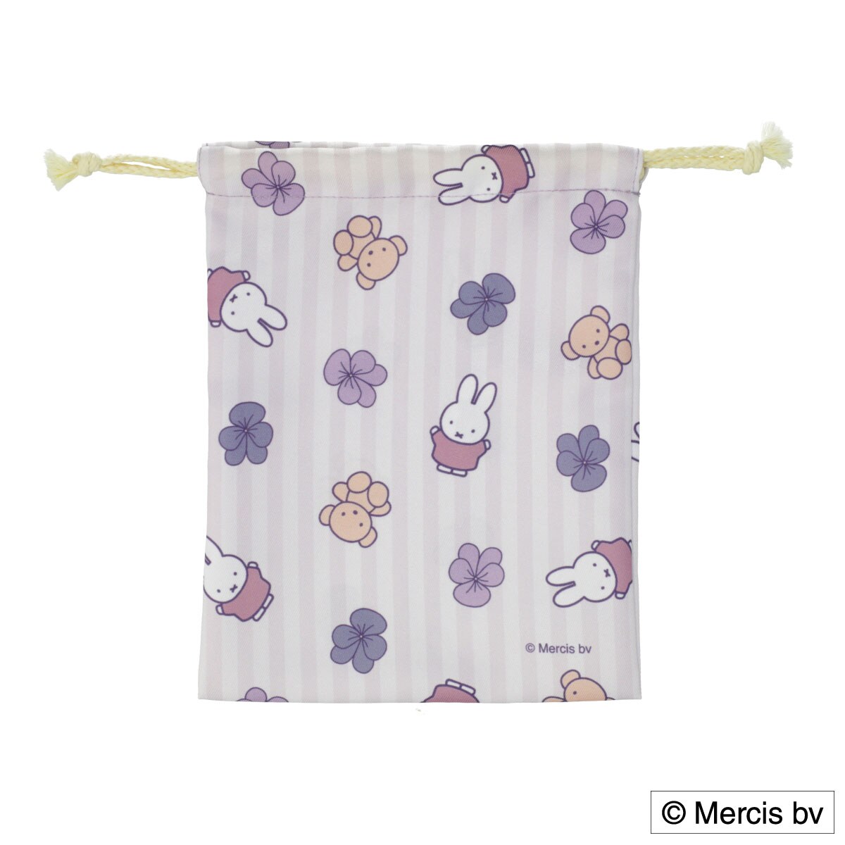 3P巾着(ミッフィー sweets&violet)　  デコホーム
