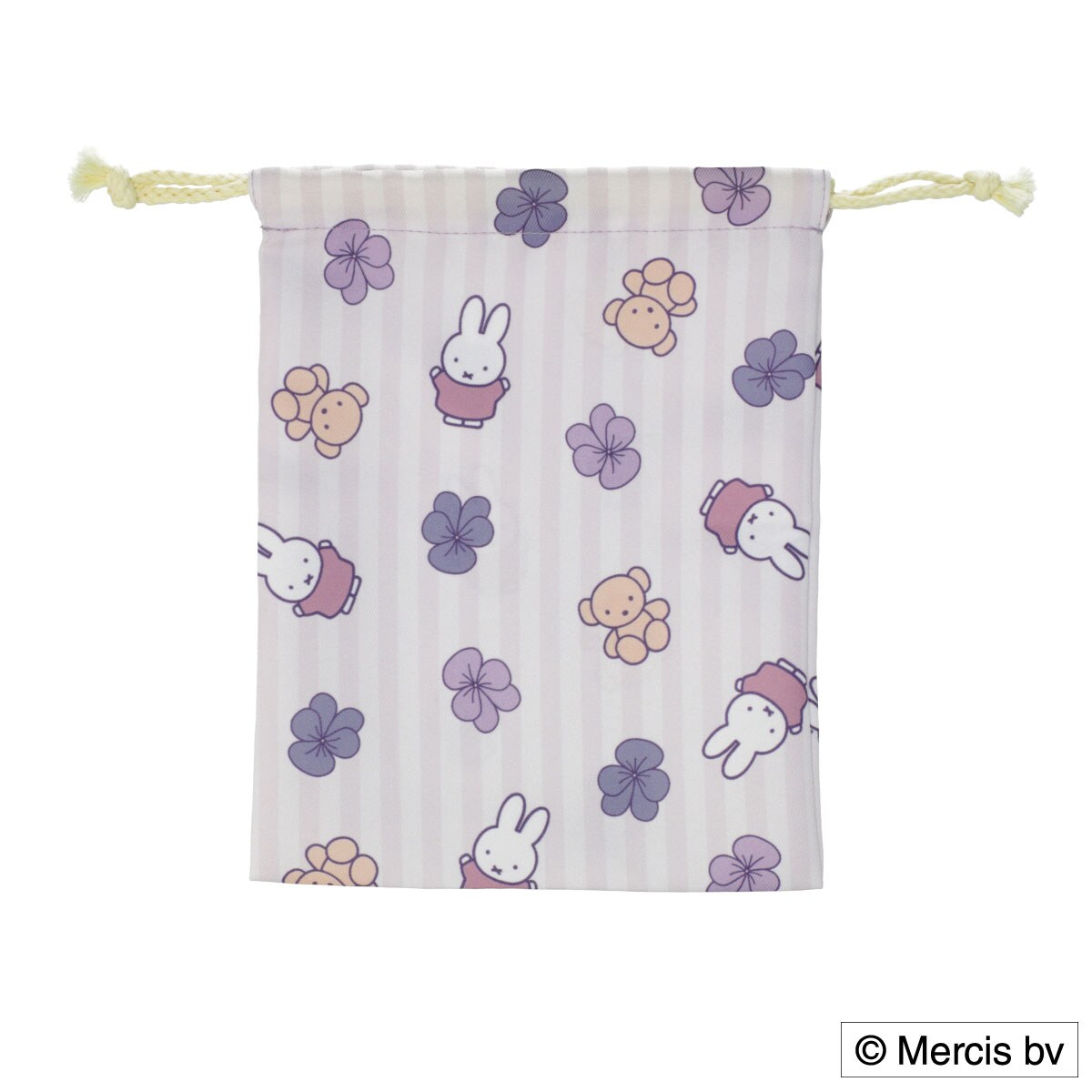 3P巾着(ミッフィー sweets&violet)　  デコホーム