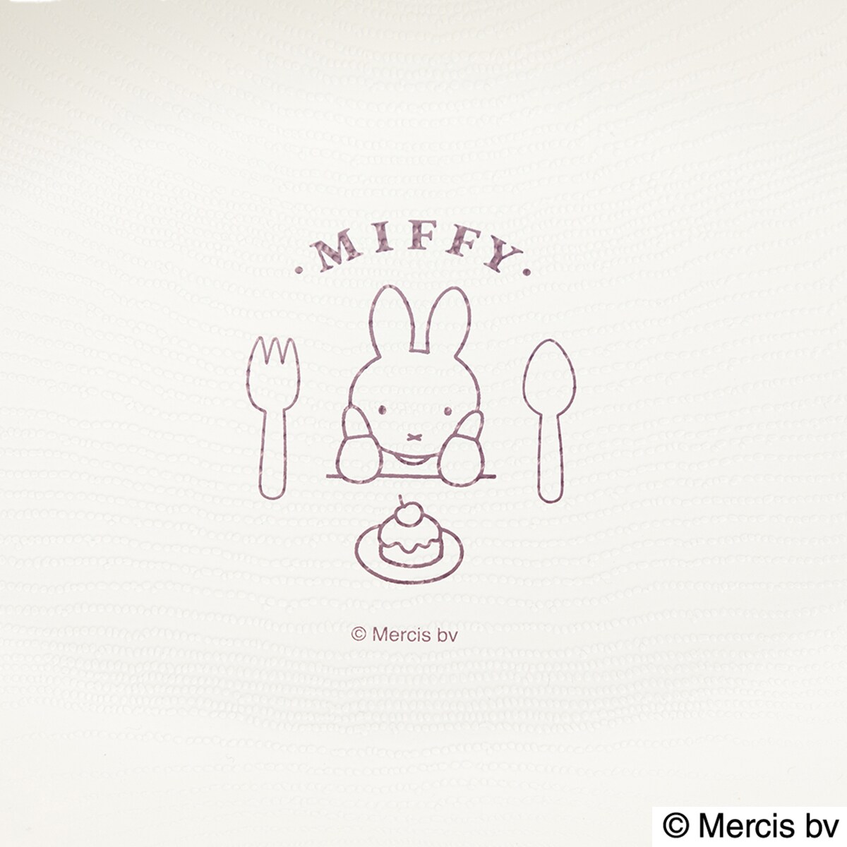 オーバルワンプレート(ミッフィー sweets&violet)　  デコホーム