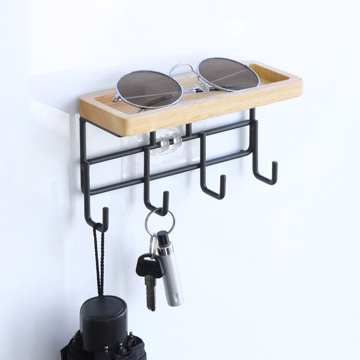 グルヴィ 4連フック＆トレー【玄関先迄納品】