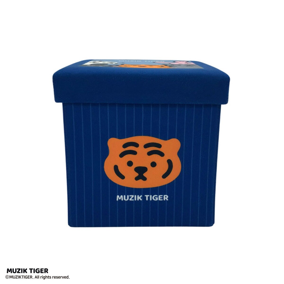 ムジークタイガー収納スツール(ネイビー)