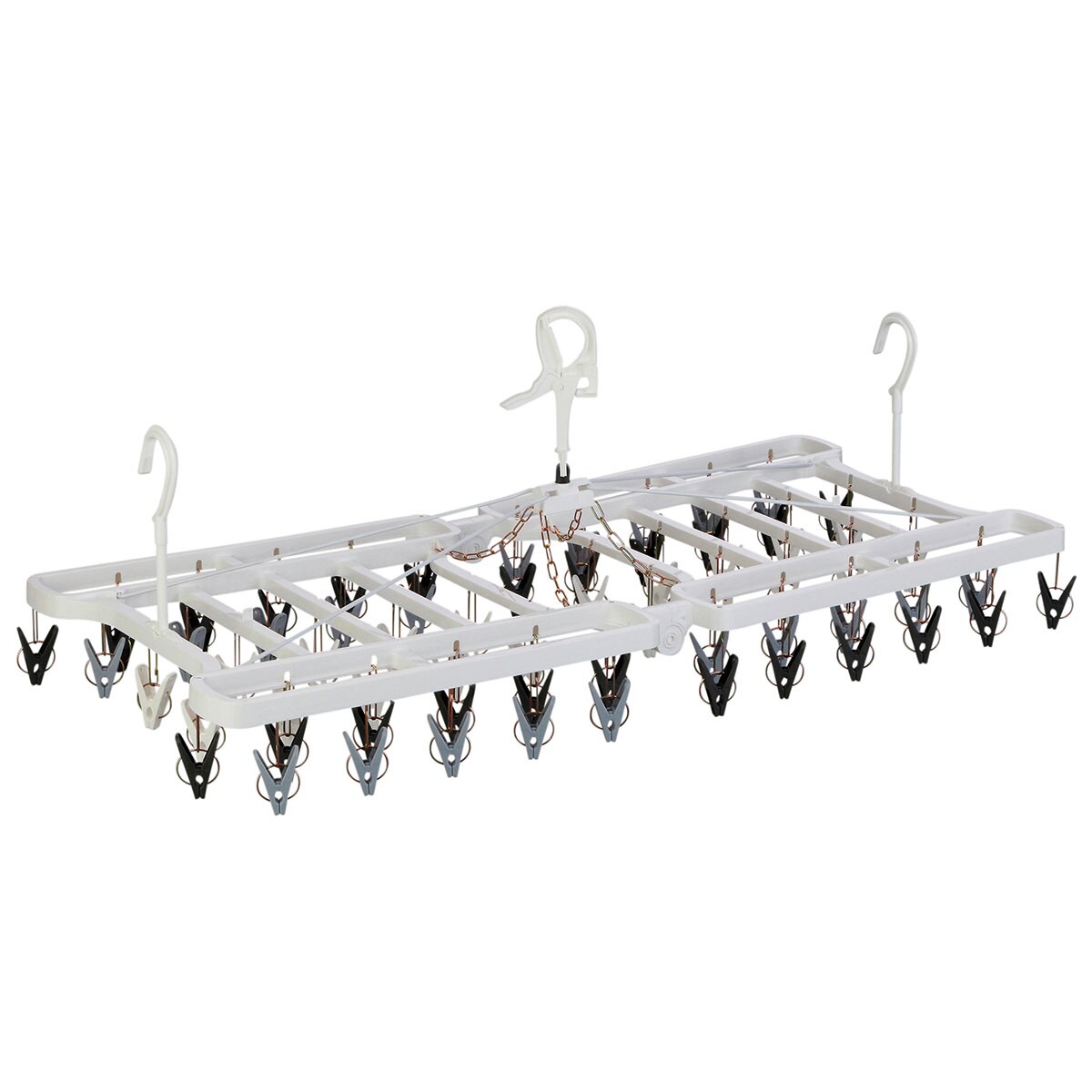 ニトリの大型軽量64ピンチ角ハンガー(ランドリー・バス・トイレ用品)