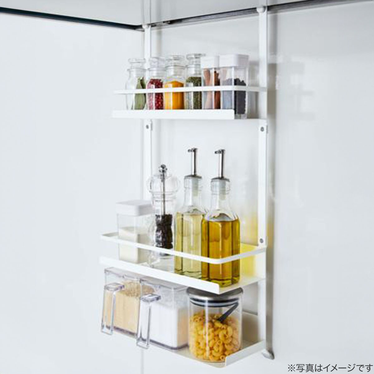 レンジフード調味料ラック3段