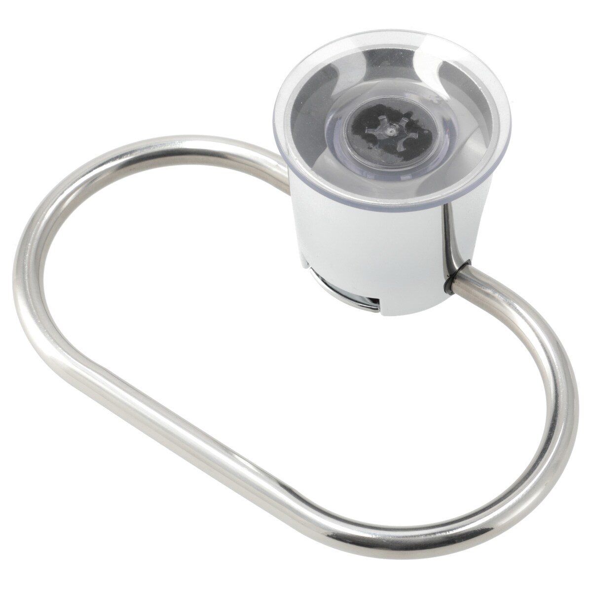 レバー式吸盤タオルリング