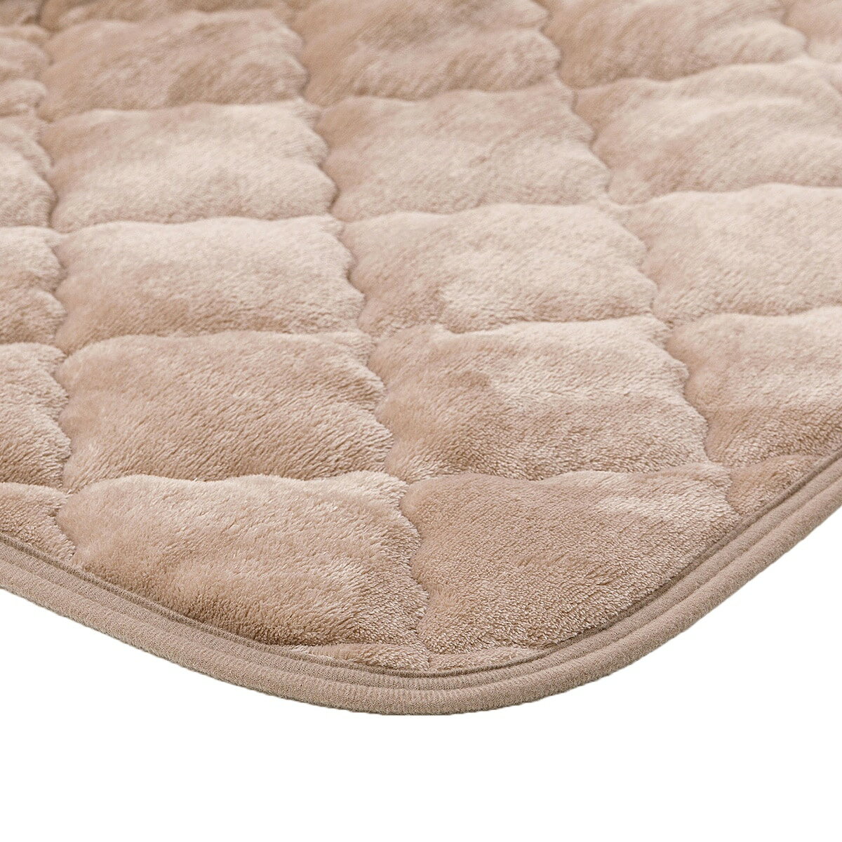 【ずれにくいラグ】ラグカバー&アンダーラグセット(フランネル)　 【メーカー直送・】