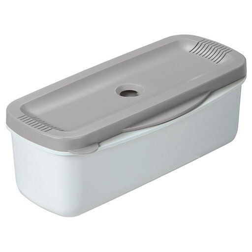 ニトリの電子レンジスチーム パスタメーカー (グレー)(キッチン)