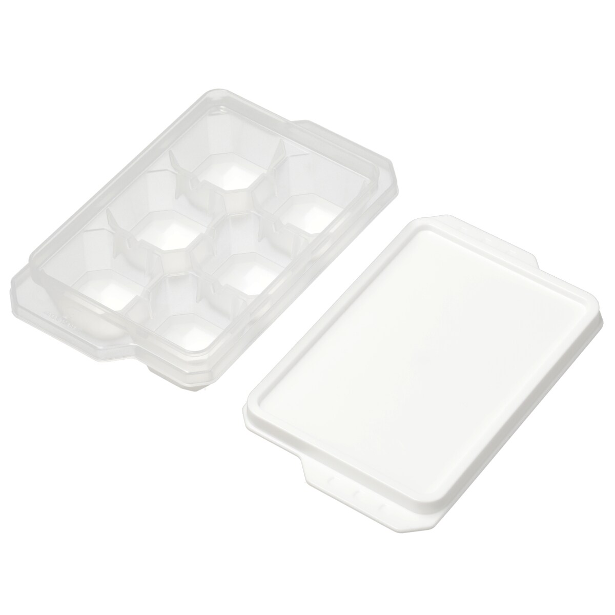 氷が取り出しやすいアイストレー蓋つき(2個組 cDYp-2)　  デコホーム