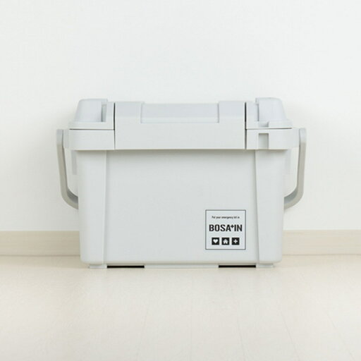 ニトリのハンドル・パッキン付頑丈ボックス500(ライトグレー)(リビング収納)