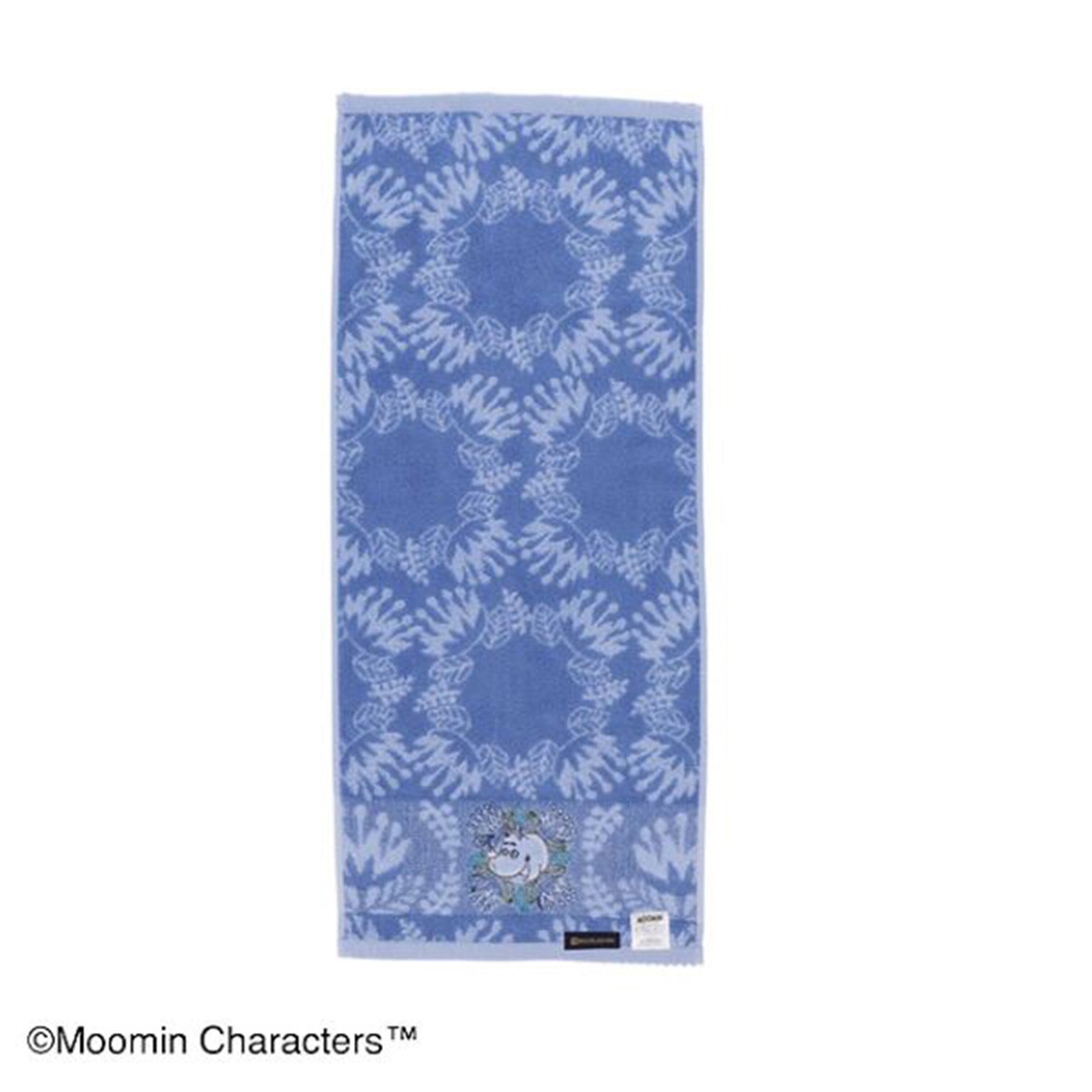 ムーミン フェイスタオル(キルティングブルー)