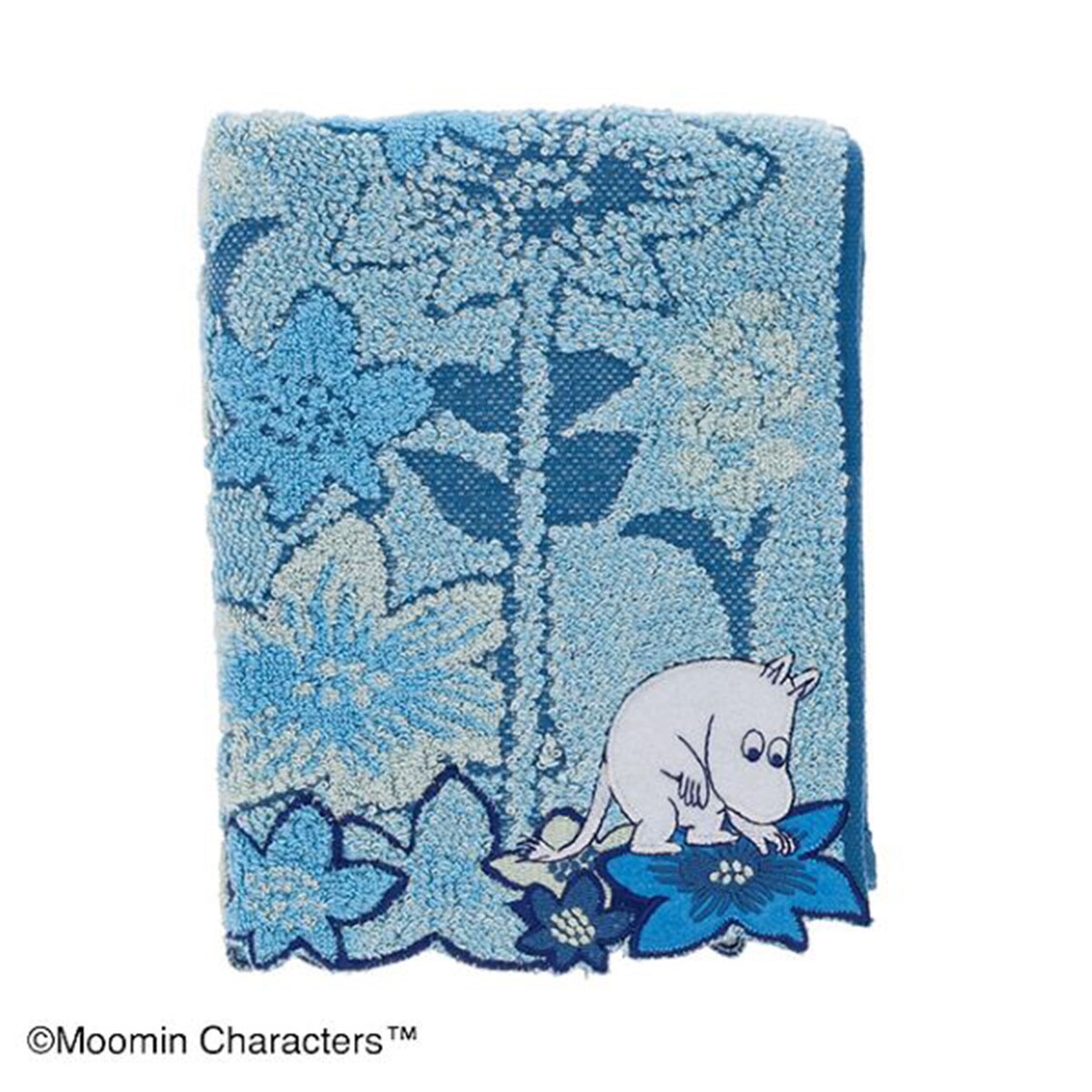 ムーミン フェイスタオル(クラシカルブルー)
