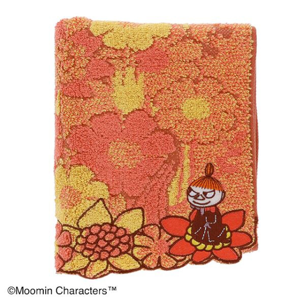 ムーミン フェイスタオル(クラシカルレッド)
