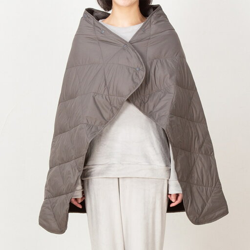 ダウン入り 4WAYブランケット(Nウォーム DGY)