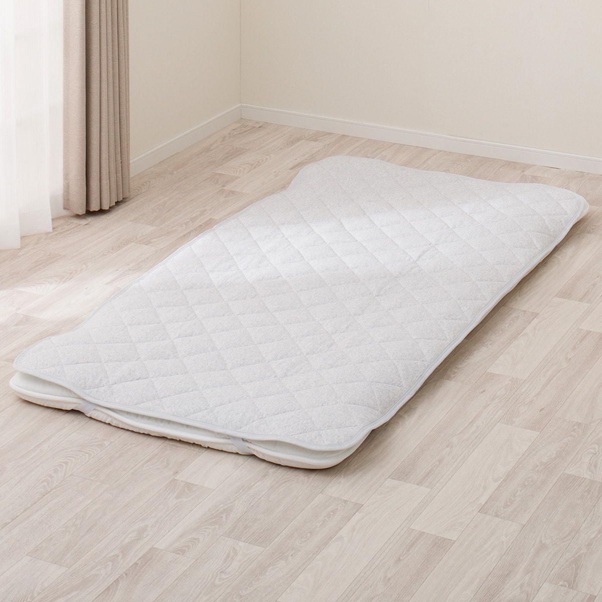 洗える 除湿・消臭・防水 マットレスプロテクター(ベッドパッド MP M2407S)