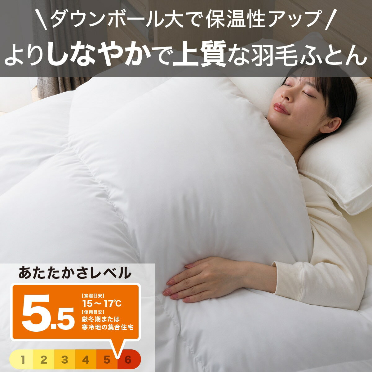 羽毛掛ふとん セレクト (UL2 K2522 )