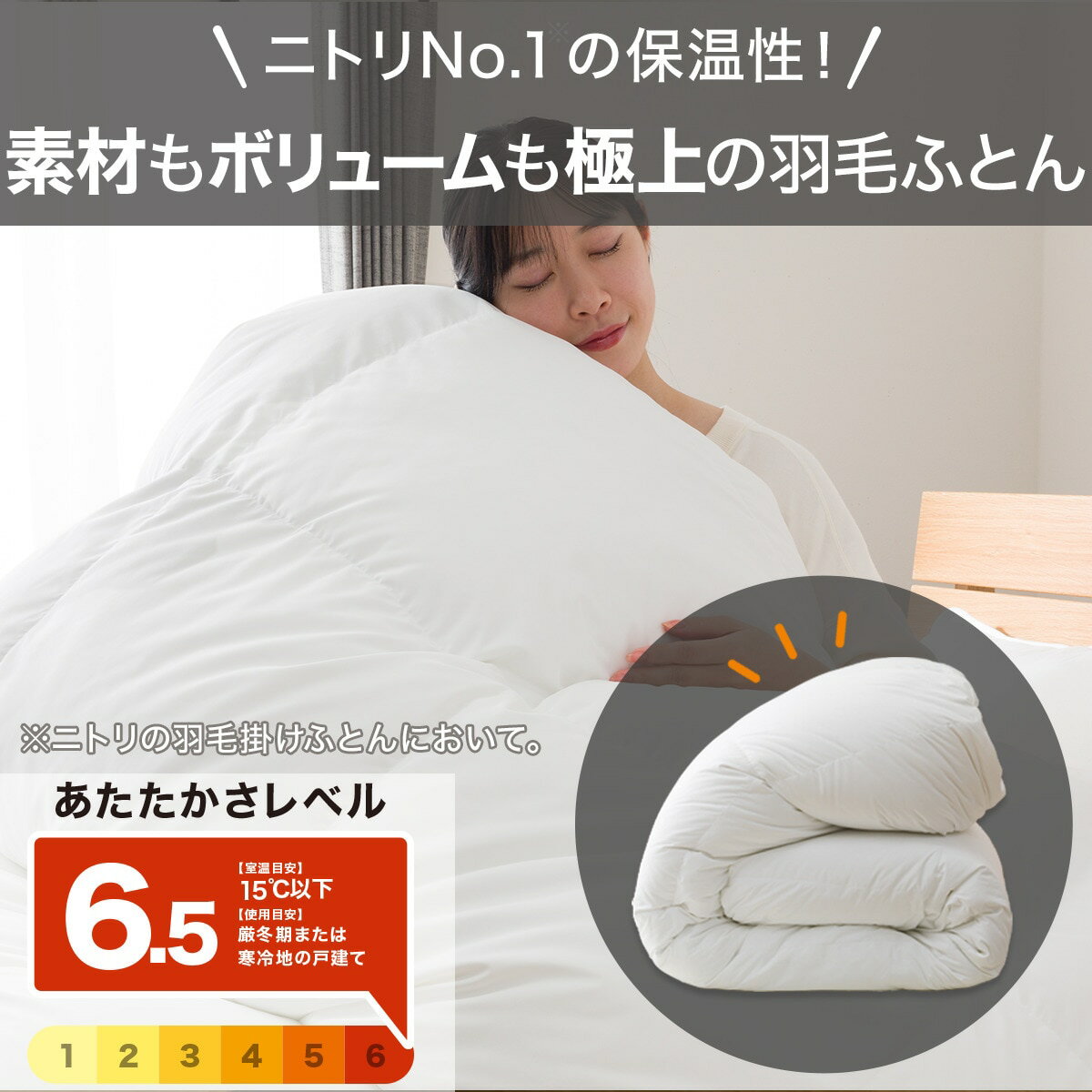 羽毛掛ふとん ラグジュアリー(ULG5 K2525 ) [duvet_人気の羽毛布団]